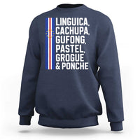 Cape Verde Cuisine Sweatshirt Linguica Cachupa Gufong Cabo Verde Heritage