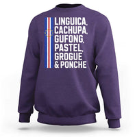 Cape Verde Cuisine Sweatshirt Linguica Cachupa Gufong Cabo Verde Heritage