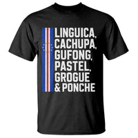 Cape Verde Cuisine T Shirt Linguica Cachupa Gufong Cabo Verde Heritage