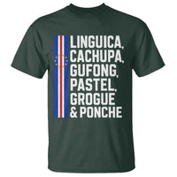 Cape Verde Cuisine T Shirt Linguica Cachupa Gufong Cabo Verde Heritage