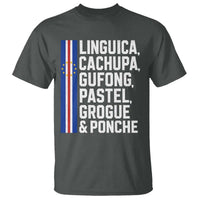 Cape Verde Cuisine T Shirt Linguica Cachupa Gufong Cabo Verde Heritage