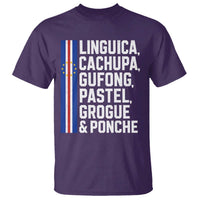 Cape Verde Cuisine T Shirt Linguica Cachupa Gufong Cabo Verde Heritage