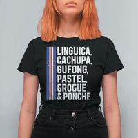 Cape Verde Cuisine T Shirt For Women Linguica Cachupa Gufong Cabo Verde Heritage