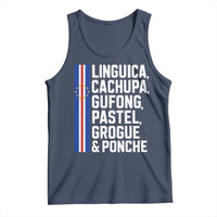 Cape Verde Cuisine Tank Top Linguica Cachupa Gufong Cabo Verde Heritage