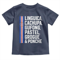 Cape Verde Cuisine Toddler T Shirt Linguica Cachupa Gufong Cabo Verde Heritage