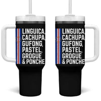 Cape Verde Cuisine Tumbler With Handle Linguica Cachupa Gufong Cabo Verde Heritage