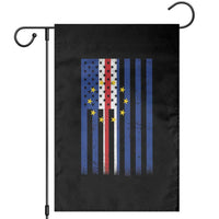Half Cape Verdean Half American Garden Flag Cabo Verdean Roots Vintage Cape Verde Flag