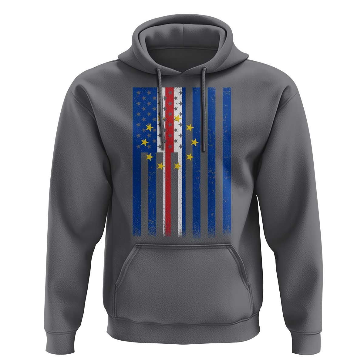 Half Cape Verdean Half American Hoodie Cabo Verdean Roots Vintage Cape Verde Flag