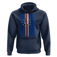 Half Cape Verdean Half American Hoodie Cabo Verdean Roots Vintage Cape Verde Flag
