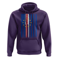 Half Cape Verdean Half American Hoodie Cabo Verdean Roots Vintage Cape Verde Flag