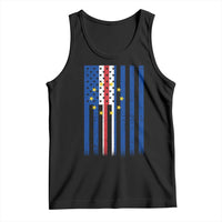 Half Cape Verdean Half American Tank Top Cabo Verdean Roots Vintage Cape Verde Flag