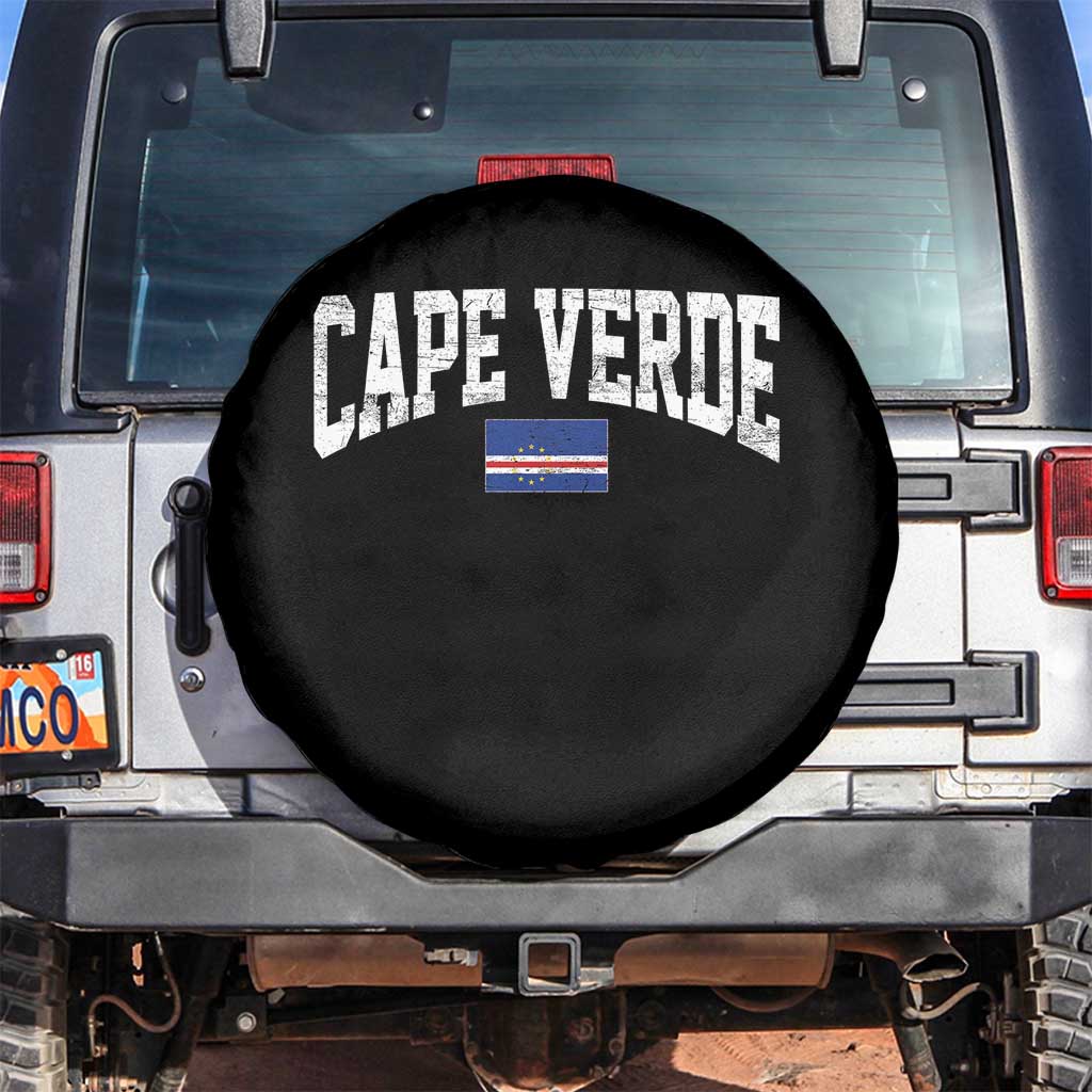Cape Verde Sports Throwback Spare Tire Cover Cabo Verdean Pride