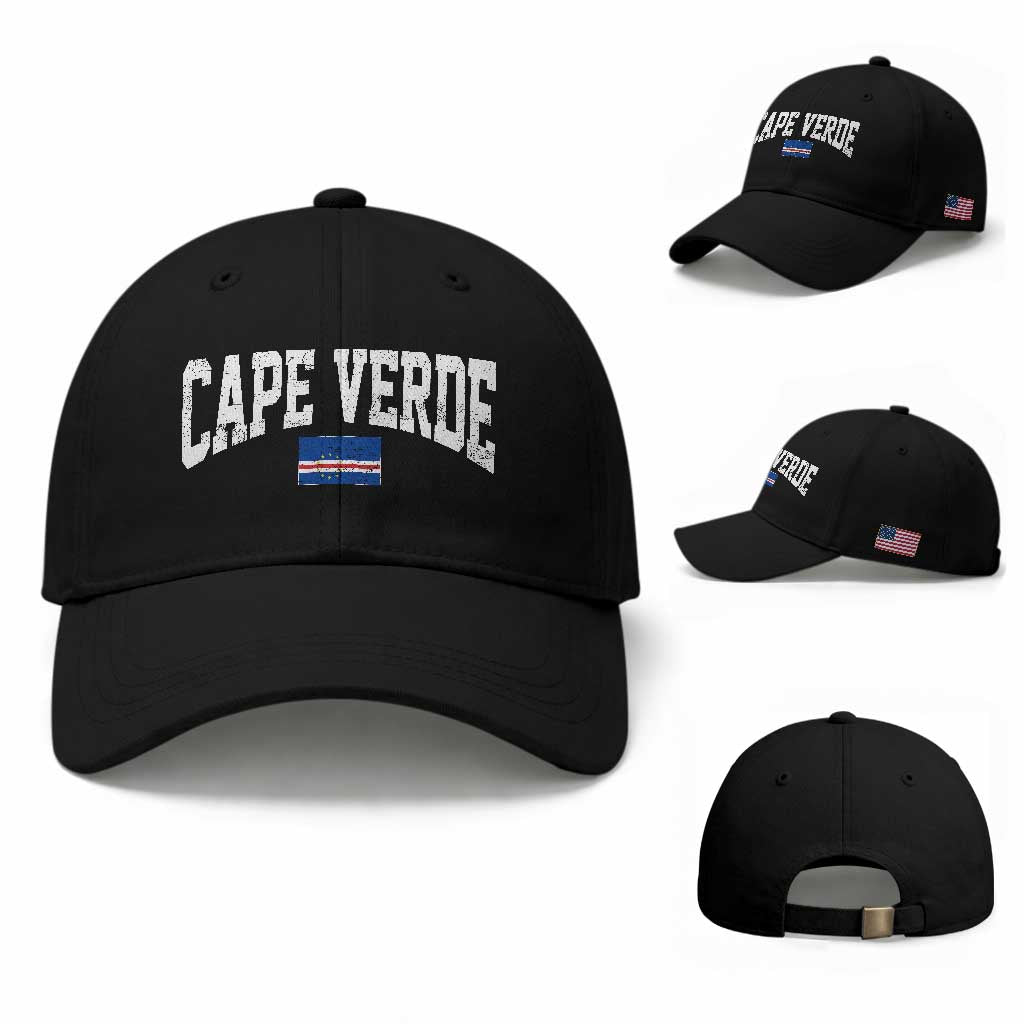 Cape Verde Sports Throwback Baseball Cap Cabo Verdean Pride