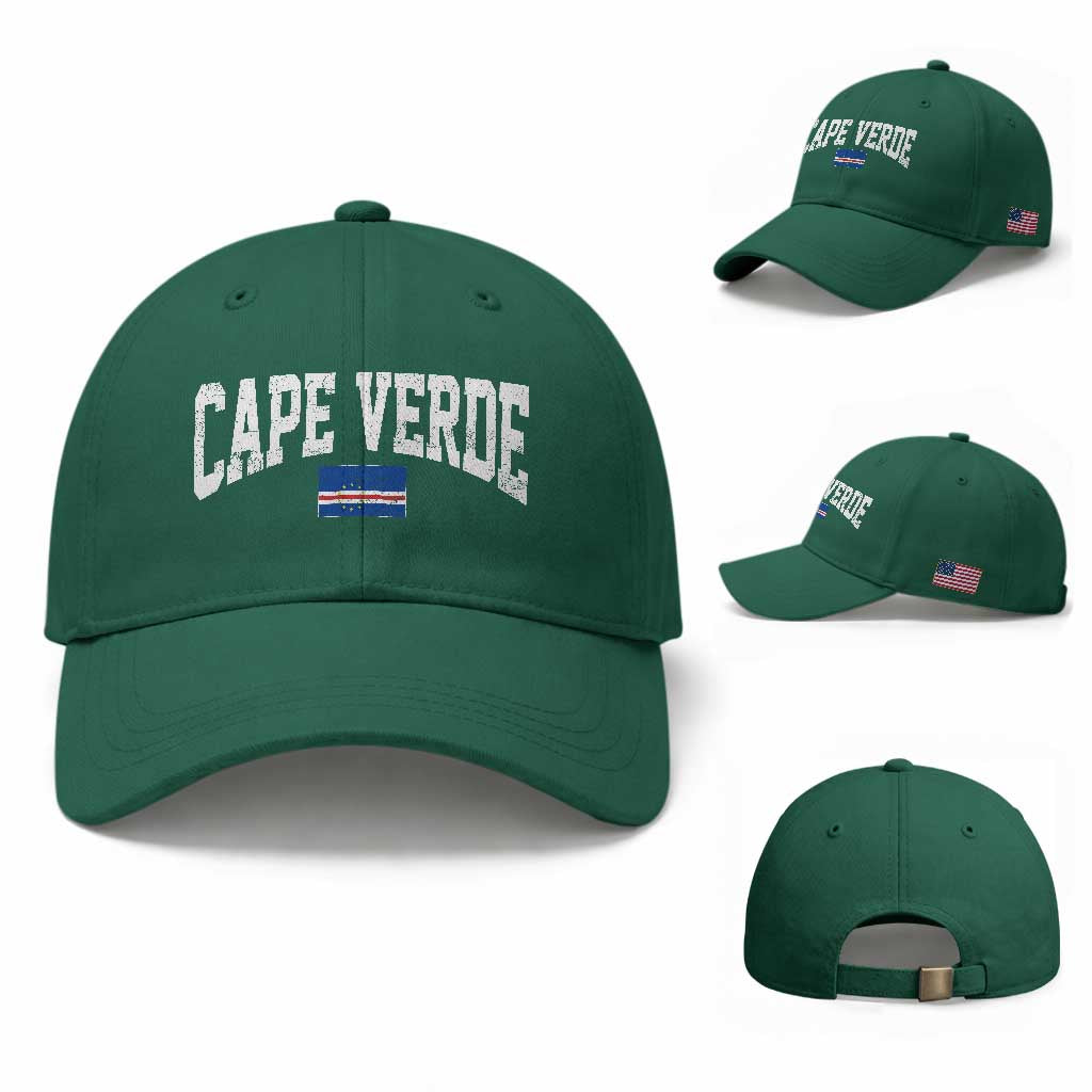 Cape Verde Sports Throwback Baseball Cap Cabo Verdean Pride