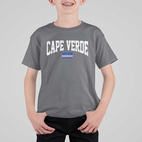 Cape Verde Sports Throwback T Shirt For Kid Cabo Verdean Pride