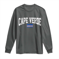 Cape Verde Sports Throwback Long Sleeve Shirt Cabo Verdean Pride