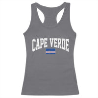 Cape Verde Sports Throwback Racerback Tank Top Cabo Verdean Pride