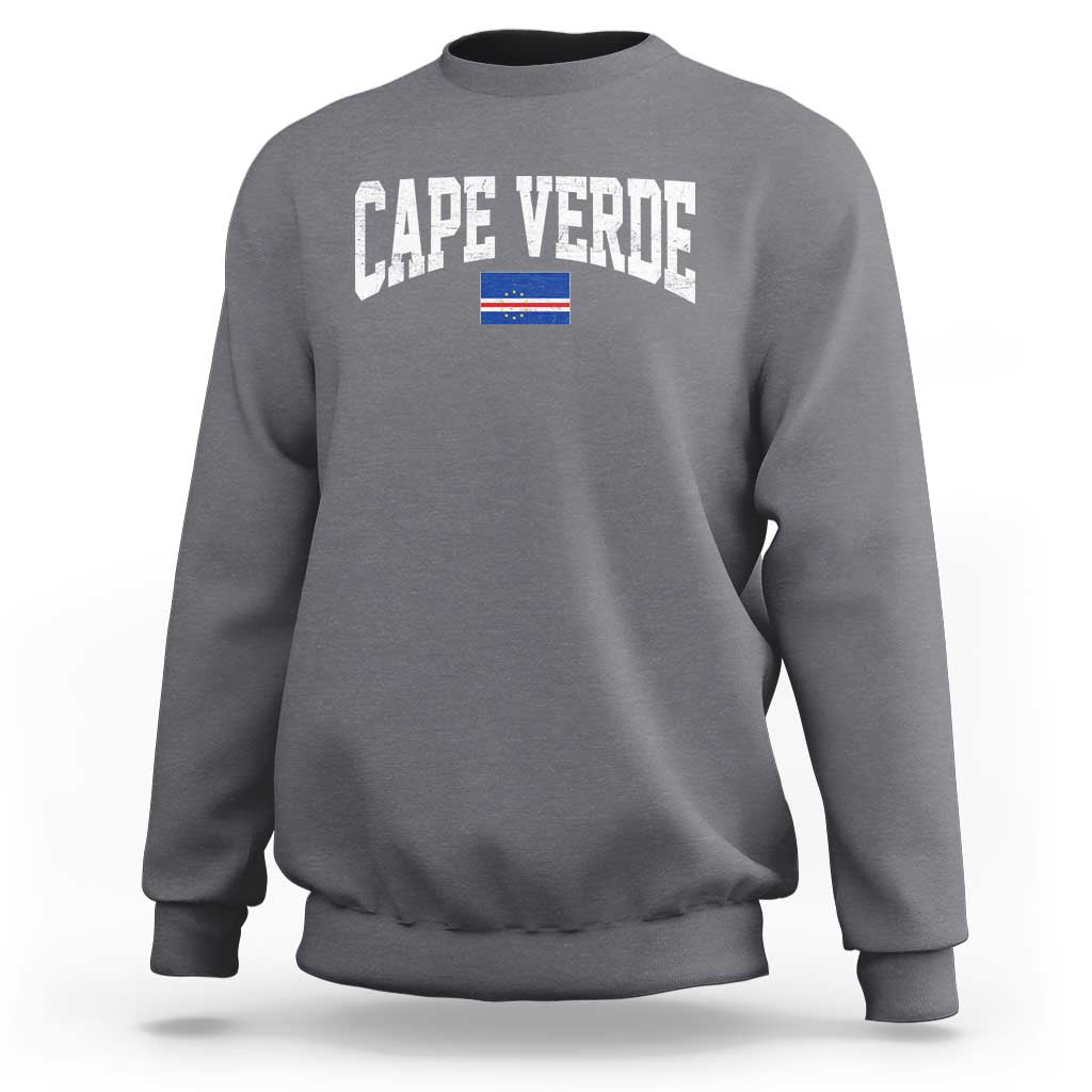 Cape Verde Sports Throwback Sweatshirt Cabo Verdean Pride