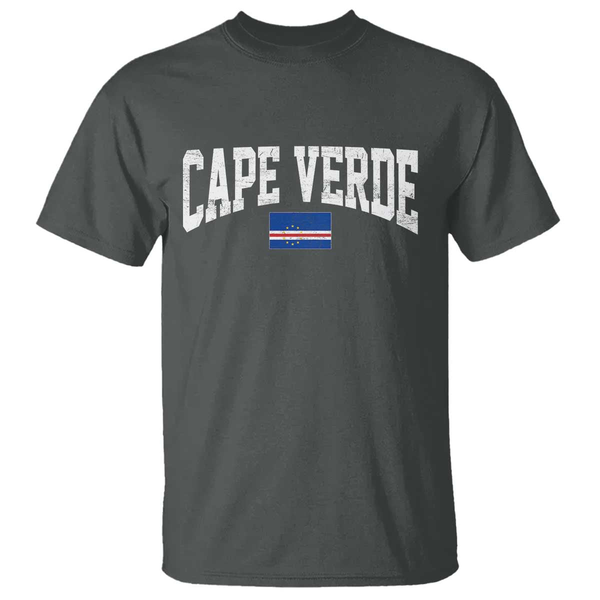Cape Verde Sports Throwback T Shirt Cabo Verdean Pride
