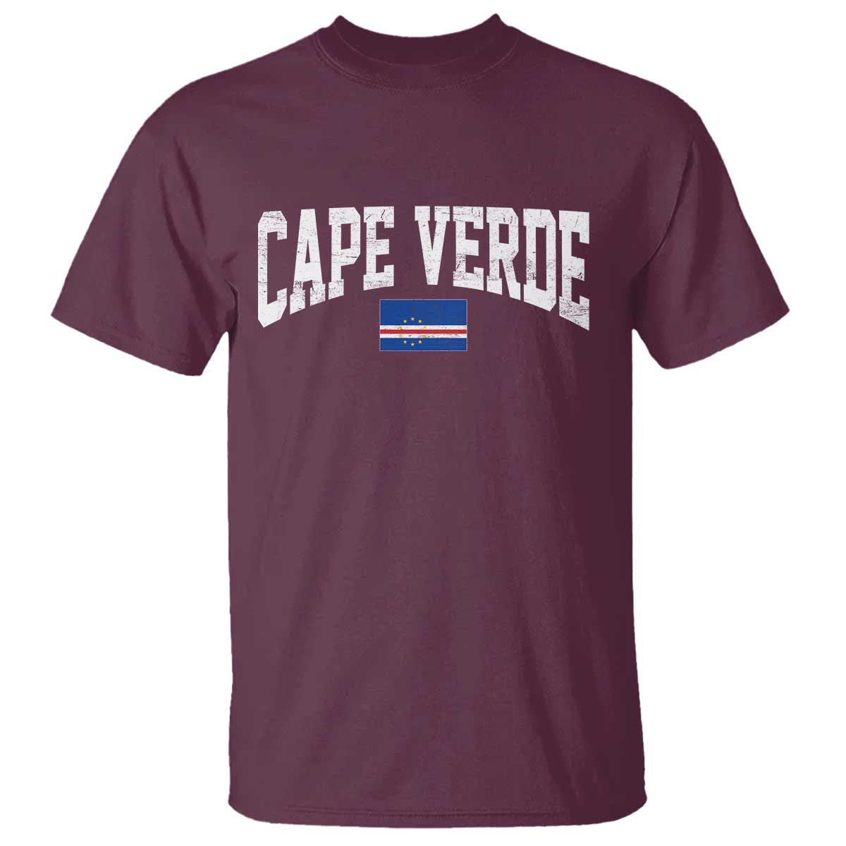 Cape Verde Sports Throwback T Shirt Cabo Verdean Pride