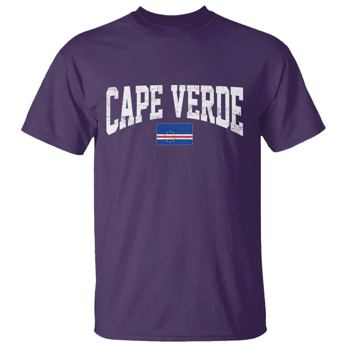 Cape Verde Sports Throwback T Shirt Cabo Verdean Pride