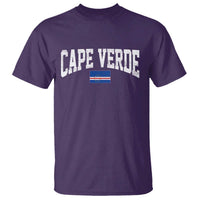 Cape Verde Sports Throwback T Shirt Cabo Verdean Pride