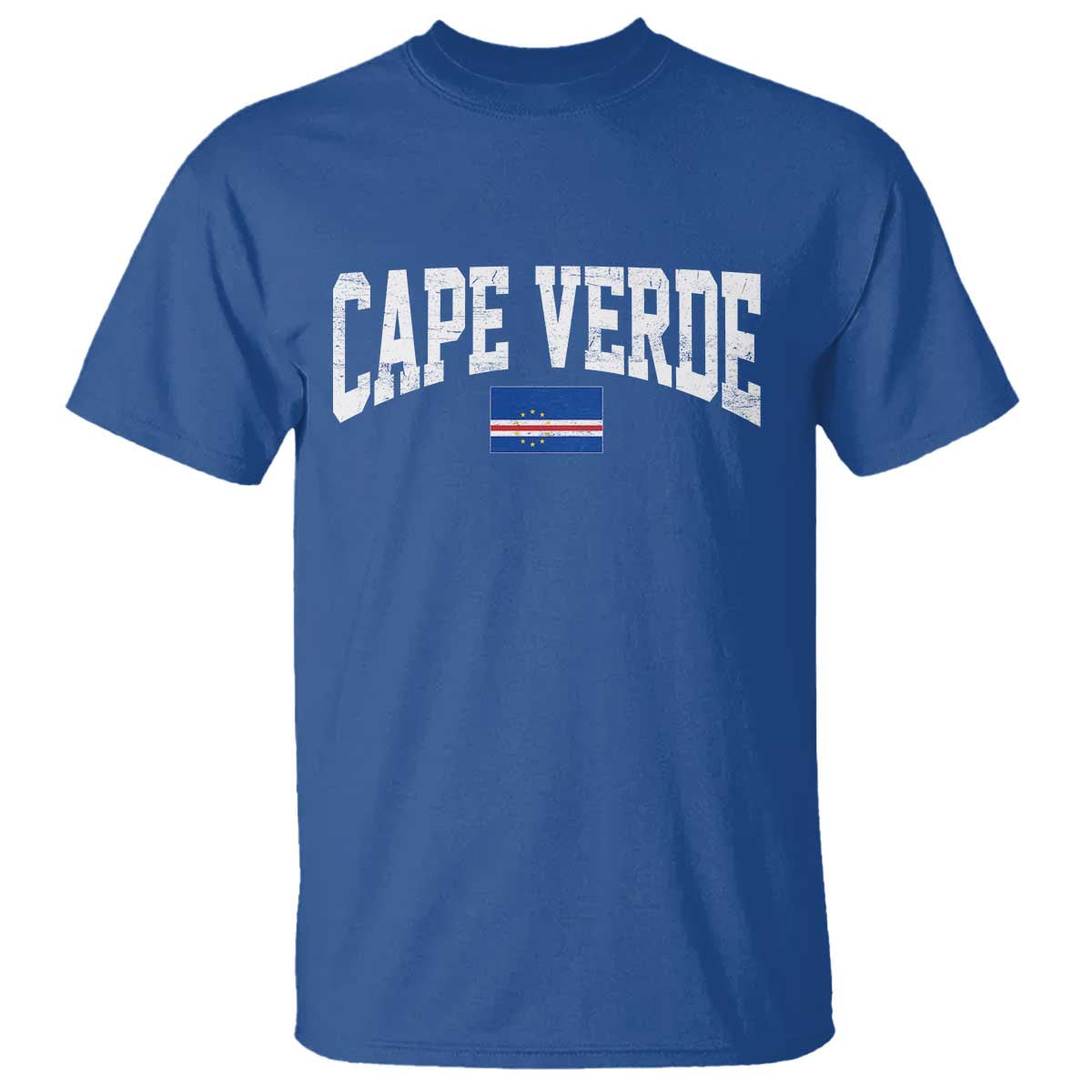 Cape Verde Sports Throwback T Shirt Cabo Verdean Pride