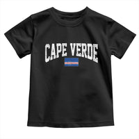 Cape Verde Sports Throwback Toddler T Shirt Cabo Verdean Pride
