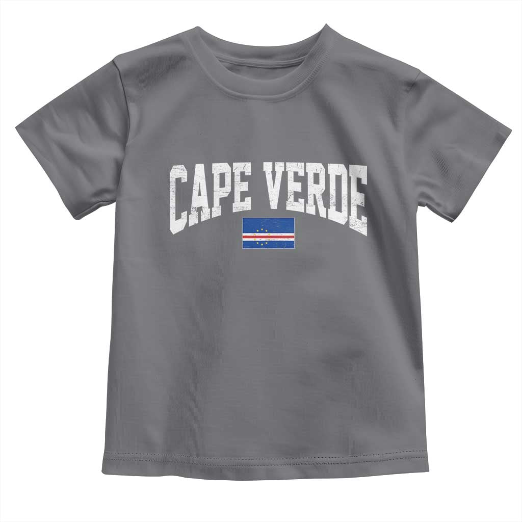 Cape Verde Sports Throwback Toddler T Shirt Cabo Verdean Pride