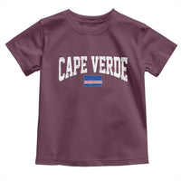 Cape Verde Sports Throwback Toddler T Shirt Cabo Verdean Pride