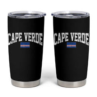 Cape Verde Sports Throwback Tumbler Cup Cabo Verdean Pride