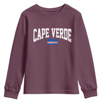 Cape Verde Sports Throwback Youth Sweatshirt Cabo Verdean Pride