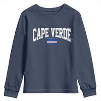 Cape Verde Sports Throwback Youth Sweatshirt Cabo Verdean Pride