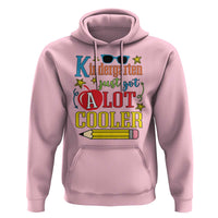 Funny Kindergarten Just Got A Lot Cooler Hoodie First Day Of School Sunglass Red Apple - Wonder Print Shop