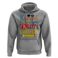 Funny Kindergarten Just Got A Lot Cooler Hoodie First Day Of School Sunglass Red Apple - Wonder Print Shop