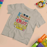 Funny Kindergarten Just Got A Lot Cooler T Shirt For Kid First Day Of School Sunglass Red Apple - Wonder Print Shop
