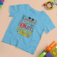 Funny Kindergarten Just Got A Lot Cooler T Shirt For Kid First Day Of School Sunglass Red Apple - Wonder Print Shop