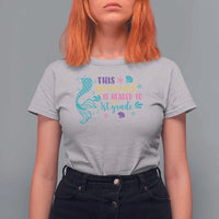 Funny Back To School T Shirt For Women This Mermaid Is Headed To 1st Grade Bubbles Starfish Seashell - Wonder Print Shop