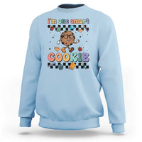 Funny Student Sweatshirt I'm One Smart Cookie Apple Book Ruler Pencil - Wonder Print Shop