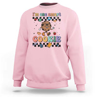 Funny Student Sweatshirt I'm One Smart Cookie Apple Book Ruler Pencil - Wonder Print Shop