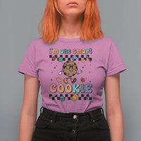 Funny Student T Shirt For Women I'm One Smart Cookie Apple Book Ruler Pencil - Wonder Print Shop