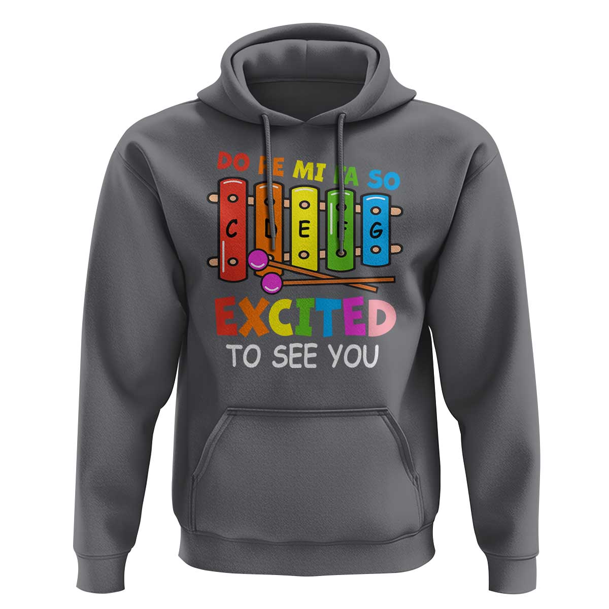 Music Teacher Hoodie Do Re Mi Fa So Excited To See You Back To School - Wonder Print Shop