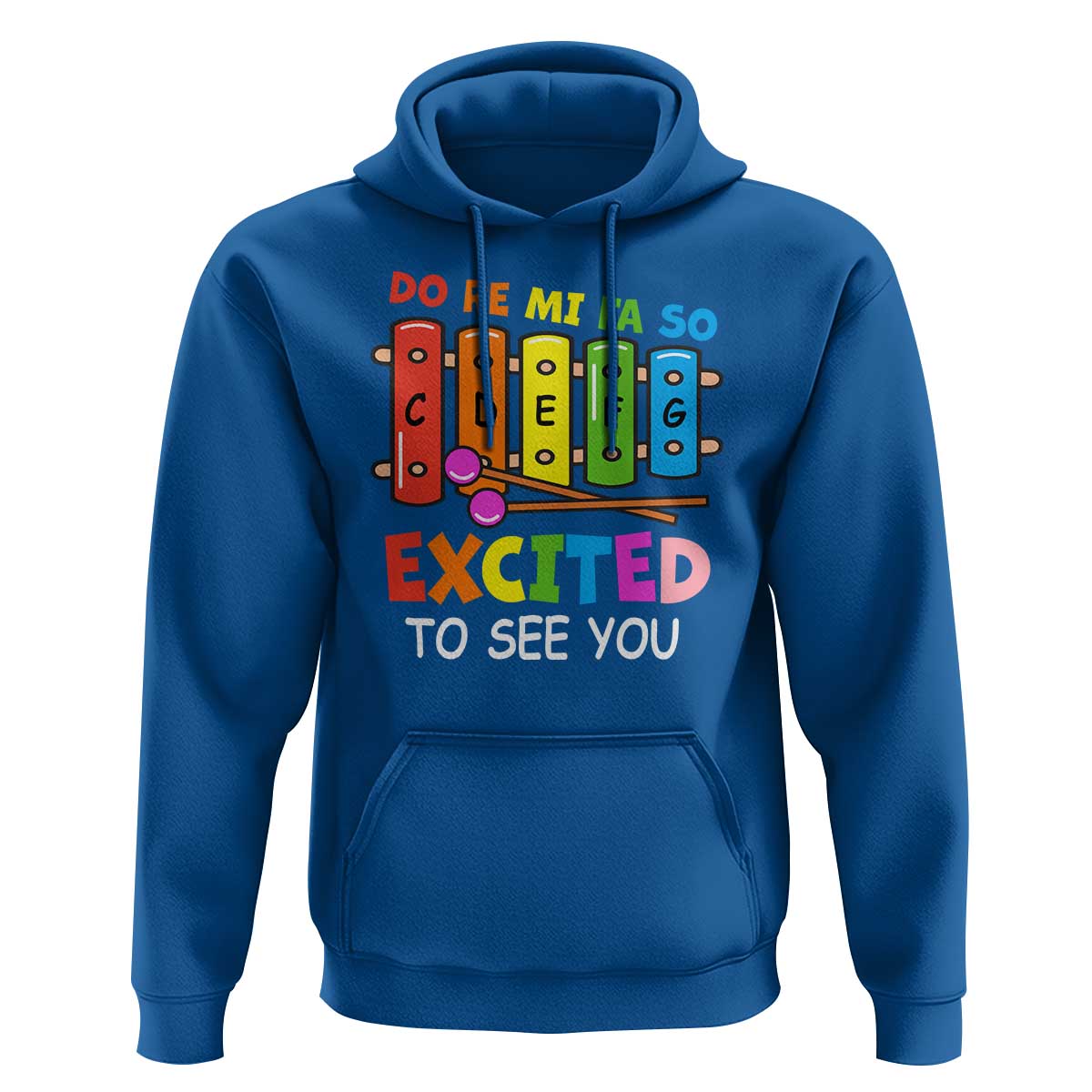 Music Teacher Hoodie Do Re Mi Fa So Excited To See You Back To School - Wonder Print Shop