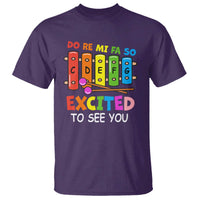 Music Teacher T Shirt Do Re Mi Fa So Excited To See You Back To School - Wonder Print Shop