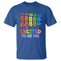 Music Teacher T Shirt Do Re Mi Fa So Excited To See You Back To School - Wonder Print Shop