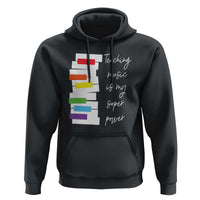 Music Teacher Hoodie Teaching Music Is My Superpower - Wonder Print Shop