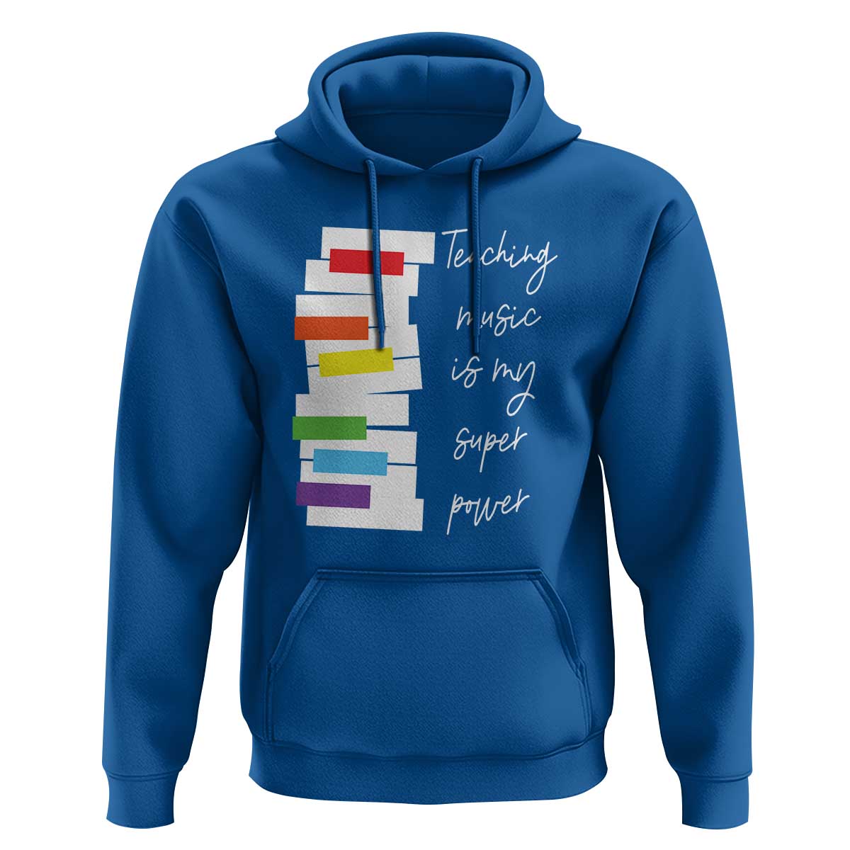 Music Teacher Hoodie Teaching Music Is My Superpower - Wonder Print Shop