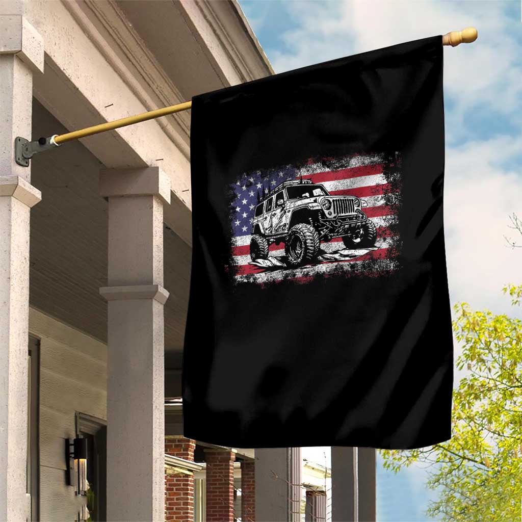 American Flag UTV Side By Side SXS Off Road Car Garden Flag - Wonder Print Shop