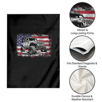 American Flag UTV Side By Side SXS Off Road Car Garden Flag - Wonder Print Shop