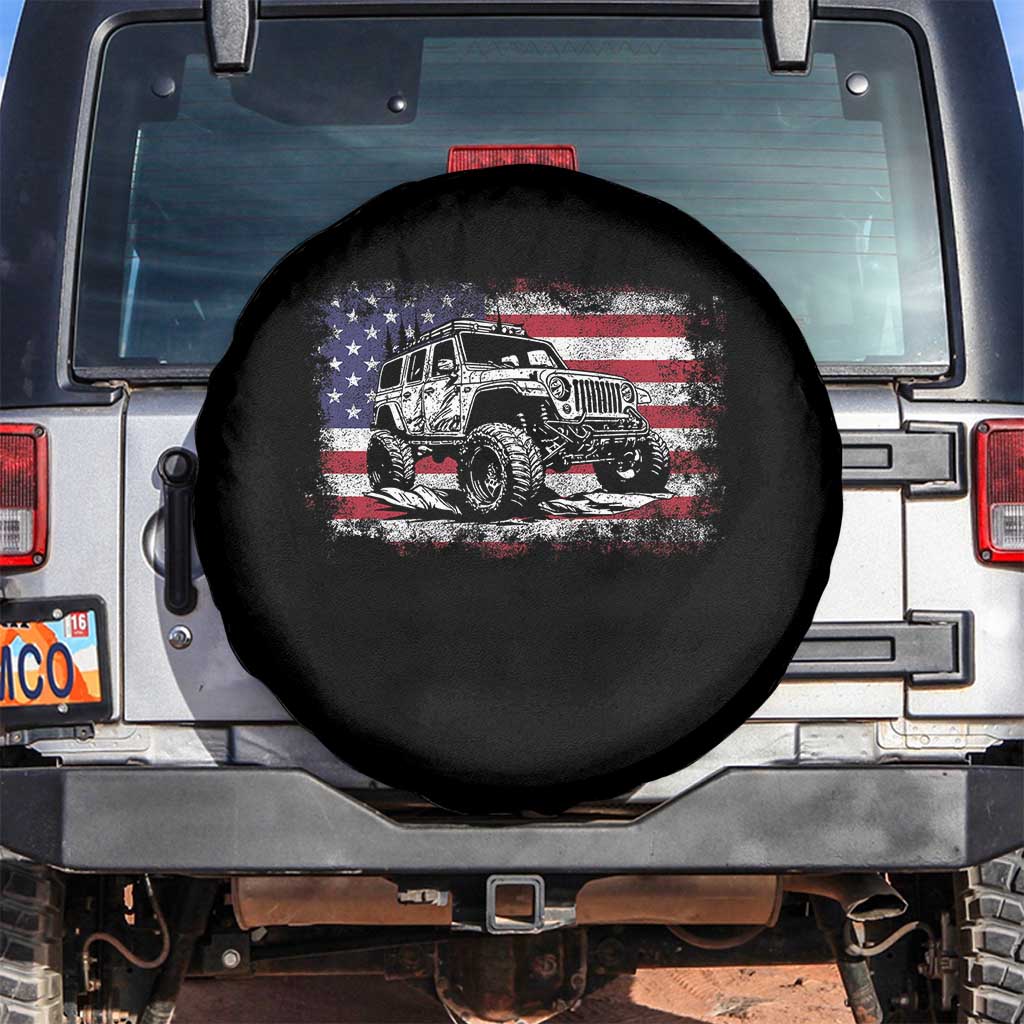 American Flag UTV Side By Side SXS Off Road Car Spare Tire Cover - Wonder Print Shop